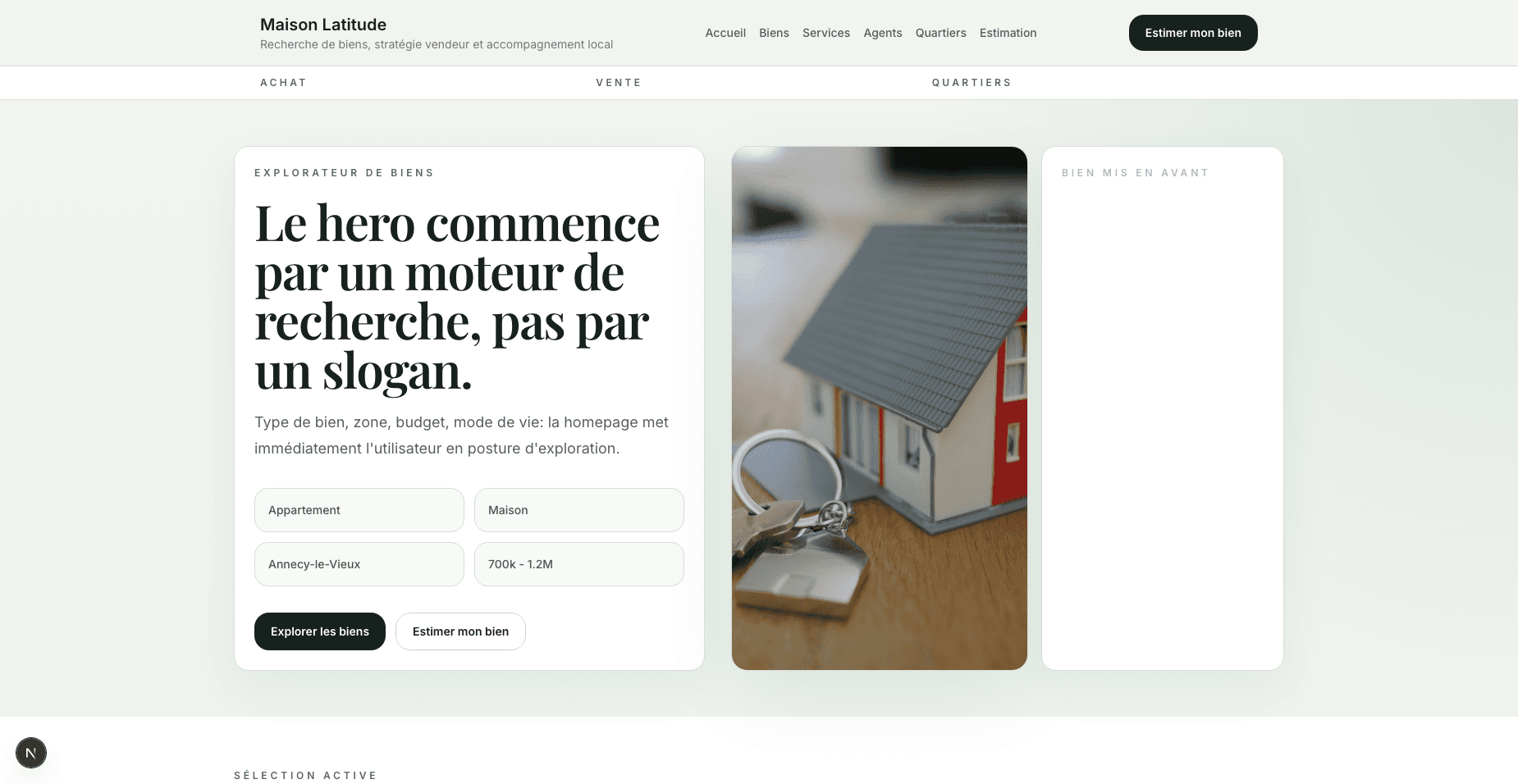 Aperçu de Template Agence immobilière